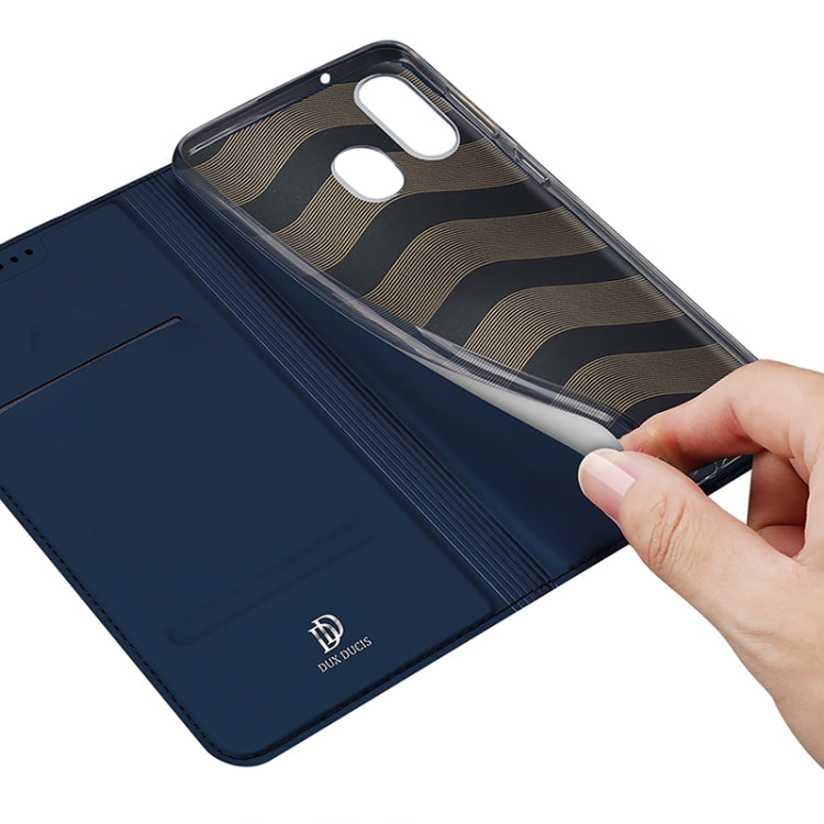 For Samsung Galaxy A40 DUX DUCIS Skin Pro Series Flip Leather Phone Case