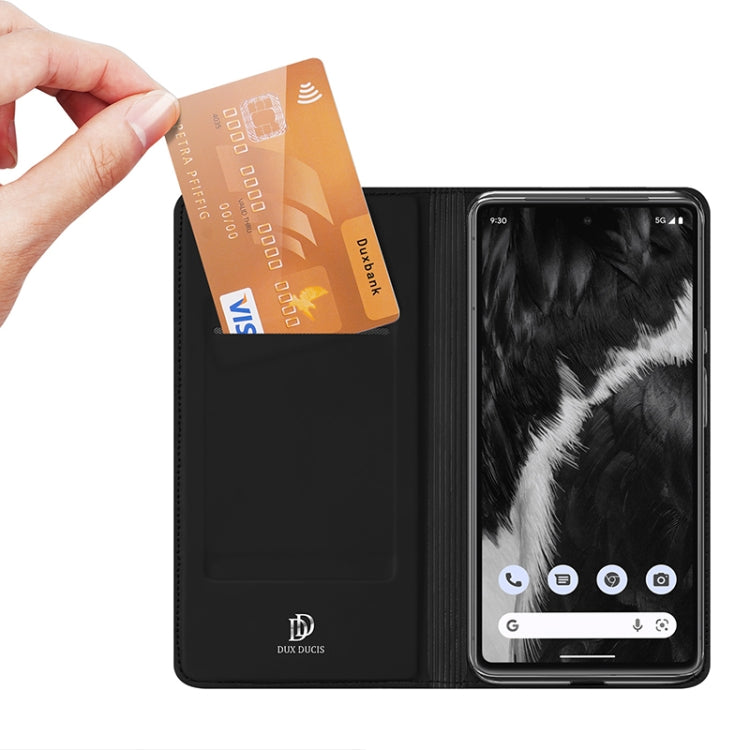 For Google Pixel 7 DUX DUCIS Skin Pro Series Flip Leather Phone Case