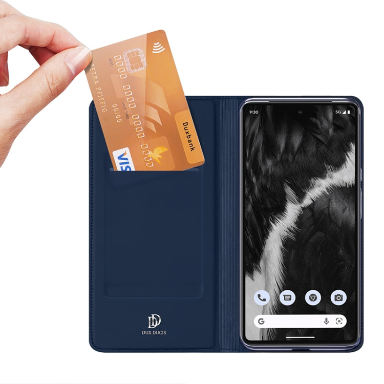 For Google Pixel 7 DUX DUCIS Skin Pro Series Flip Leather Phone Case