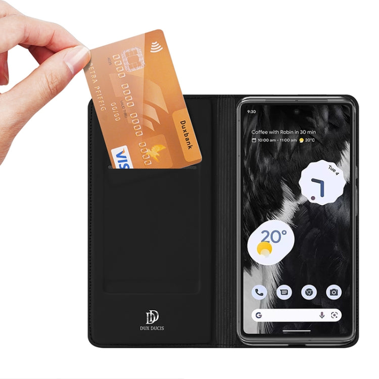 For Google Pixel 7 Pro DUX DUCIS Skin Pro Series Flip Leather Phone Case