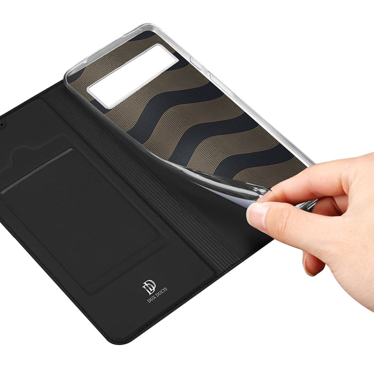 For Google Pixel 7 Pro DUX DUCIS Skin Pro Series Flip Leather Phone Case