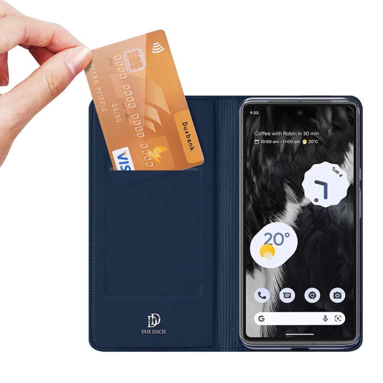 For Google Pixel 7 Pro DUX DUCIS Skin Pro Series Flip Leather Phone Case
