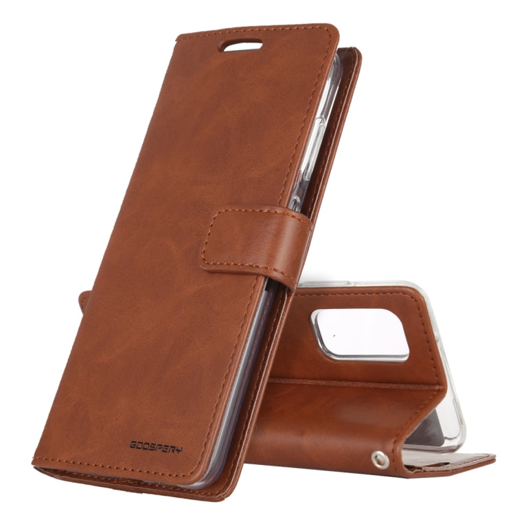 For Galaxy S20 Ultra GOOSPERY BLUE MOON DIARY Crazy Horse Texture Horizontal Flip Leather Case With Bracket & Card Slot & Wallet