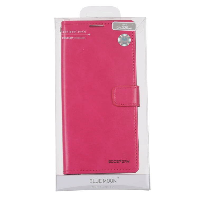 For Galaxy S20 Ultra GOOSPERY BLUE MOON DIARY Crazy Horse Texture Horizontal Flip Leather Case With Bracket & Card Slot & Wallet