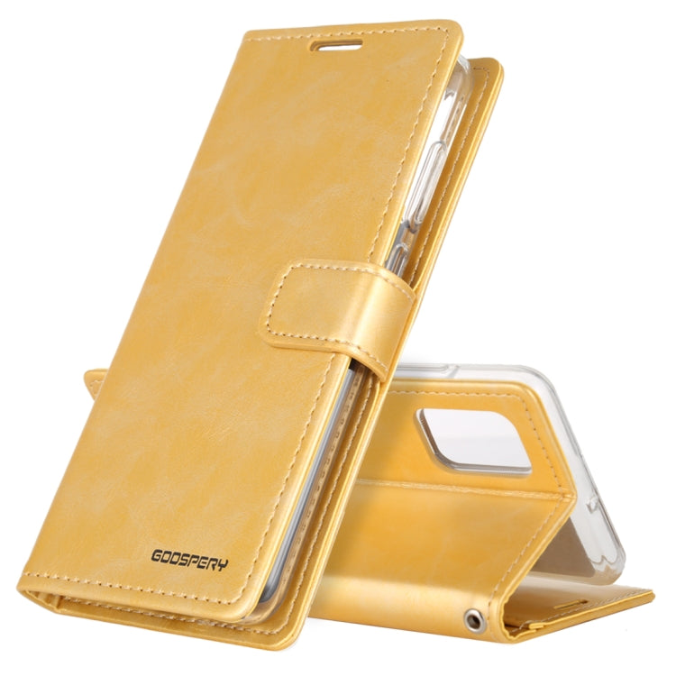 For Galaxy S20 Ultra GOOSPERY BLUE MOON DIARY Crazy Horse Texture Horizontal Flip Leather Case With Bracket & Card Slot & Wallet