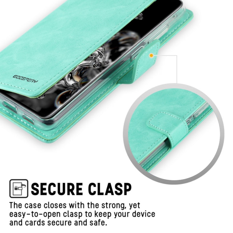 For Galaxy S20 Ultra GOOSPERY BLUE MOON DIARY Crazy Horse Texture Horizontal Flip Leather Case With Bracket & Card Slot & Wallet