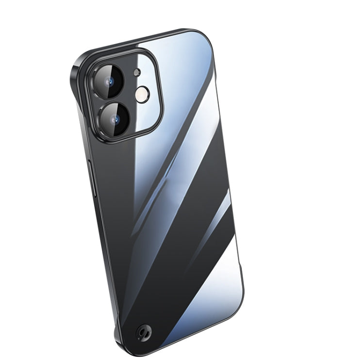 For iPhone 12 mini Electroplating Frameless Clear PC Phone Case