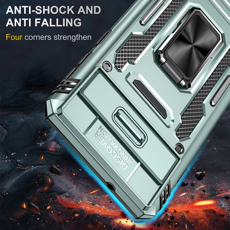 For Samsung Galaxy S10 Armor PC + TPU Camera Shield Phone Case