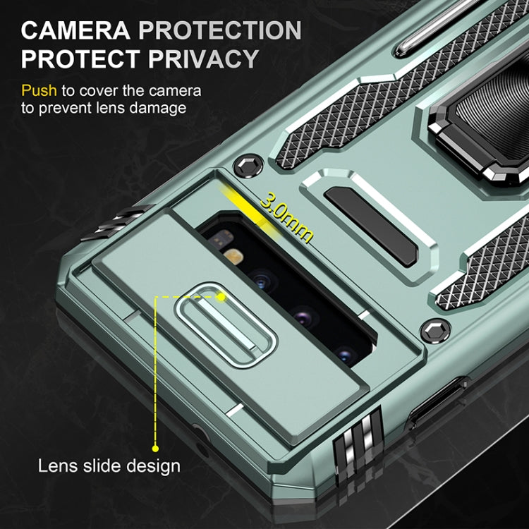 For Samsung Galaxy S10 Armor PC + TPU Camera Shield Phone Case