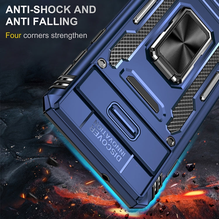 For Samsung Galaxy S10 Armor PC + TPU Camera Shield Phone Case