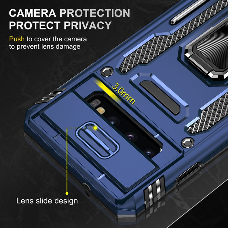 For Samsung Galaxy S10 Armor PC + TPU Camera Shield Phone Case