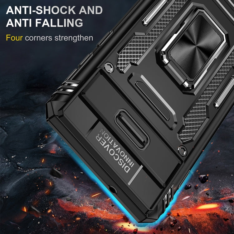 For Samsung Galaxy S10 Armor PC + TPU Camera Shield Phone Case