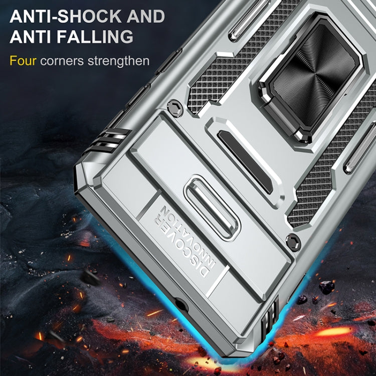 For Samsung Galaxy S10 Armor PC + TPU Camera Shield Phone Case