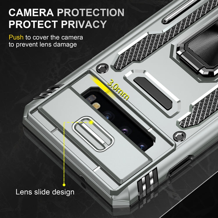 For Samsung Galaxy S10 Armor PC + TPU Camera Shield Phone Case