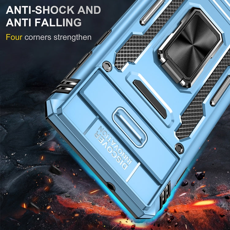 For Samsung Galaxy S10 Armor PC + TPU Camera Shield Phone Case