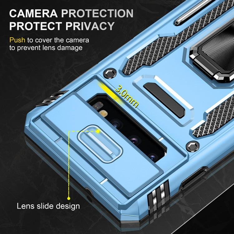 For Samsung Galaxy S10 Armor PC + TPU Camera Shield Phone Case