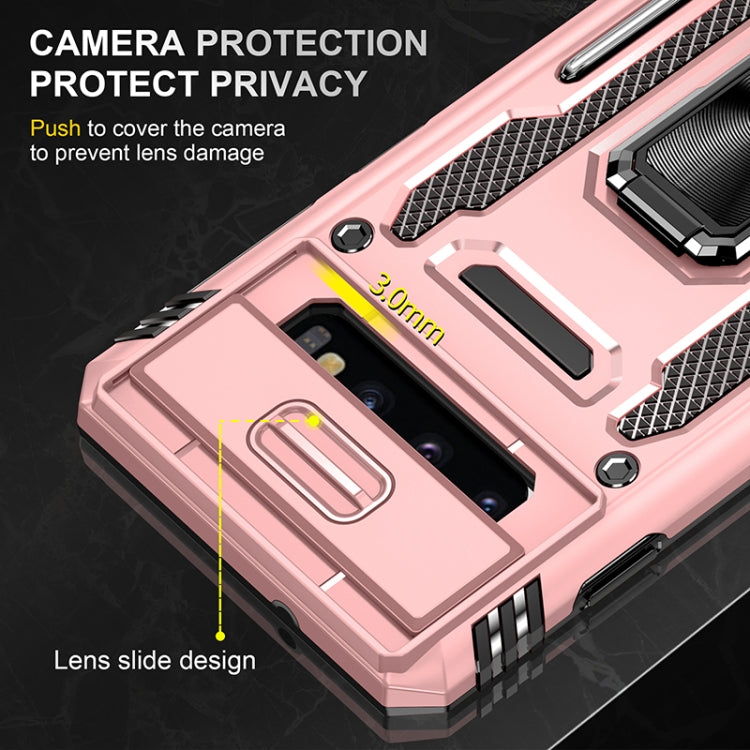 For Samsung Galaxy S10 Armor PC + TPU Camera Shield Phone Case