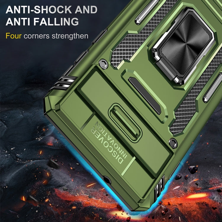 For Samsung Galaxy S10 Armor PC + TPU Camera Shield Phone Case