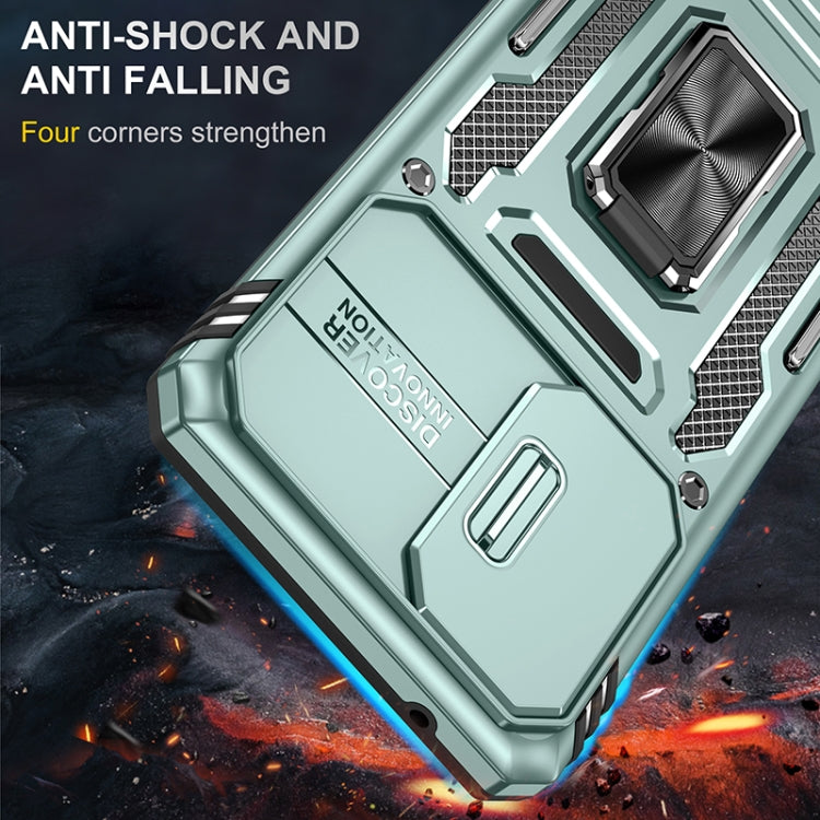 For Samsung Galaxy A53 5G Armor PC + TPU Camera Shield Phone Case