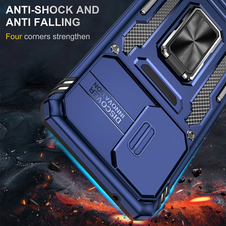 For Samsung Galaxy A53 5G Armor PC + TPU Camera Shield Phone Case