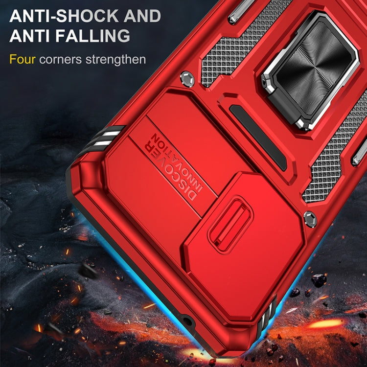 For Samsung Galaxy A53 5G Armor PC + TPU Camera Shield Phone Case