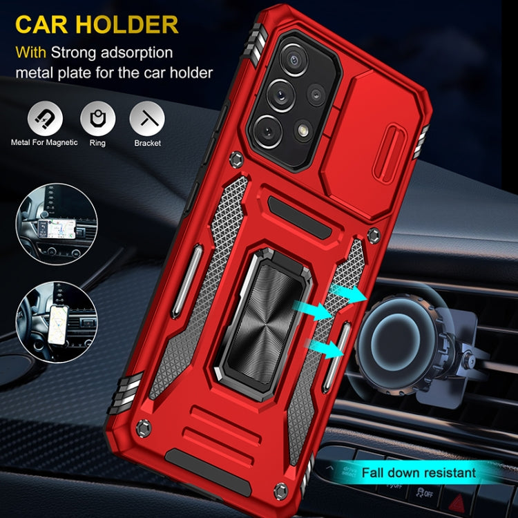 For Samsung Galaxy A53 5G Armor PC + TPU Camera Shield Phone Case