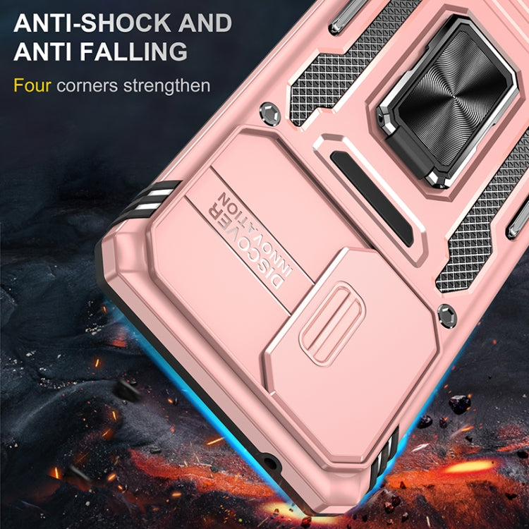 For Samsung Galaxy A53 5G Armor PC + TPU Camera Shield Phone Case
