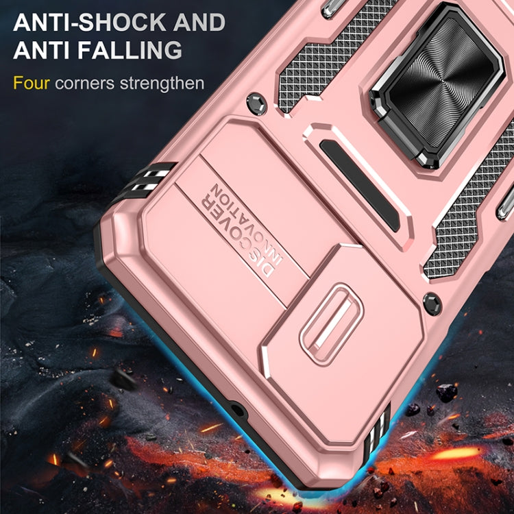 For Samsung Galaxy A13 5G Armor PC + TPU Camera Shield Phone Case
