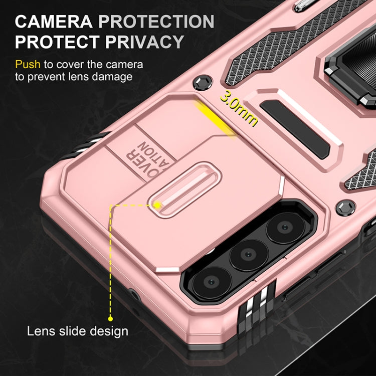 For Samsung Galaxy A13 5G Armor PC + TPU Camera Shield Phone Case