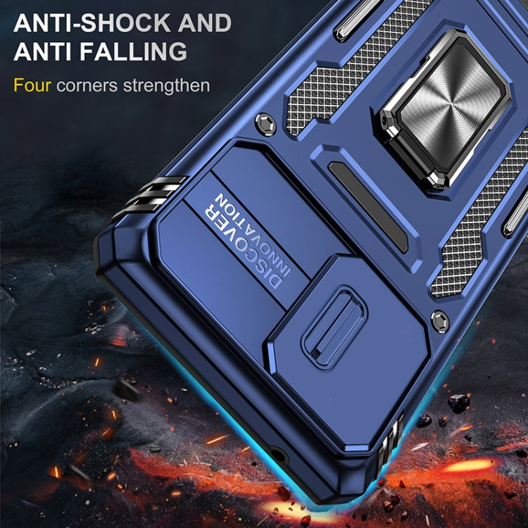 For Samsung Galaxy A71 5G Armor PC + TPU Camera Shield Phone Case