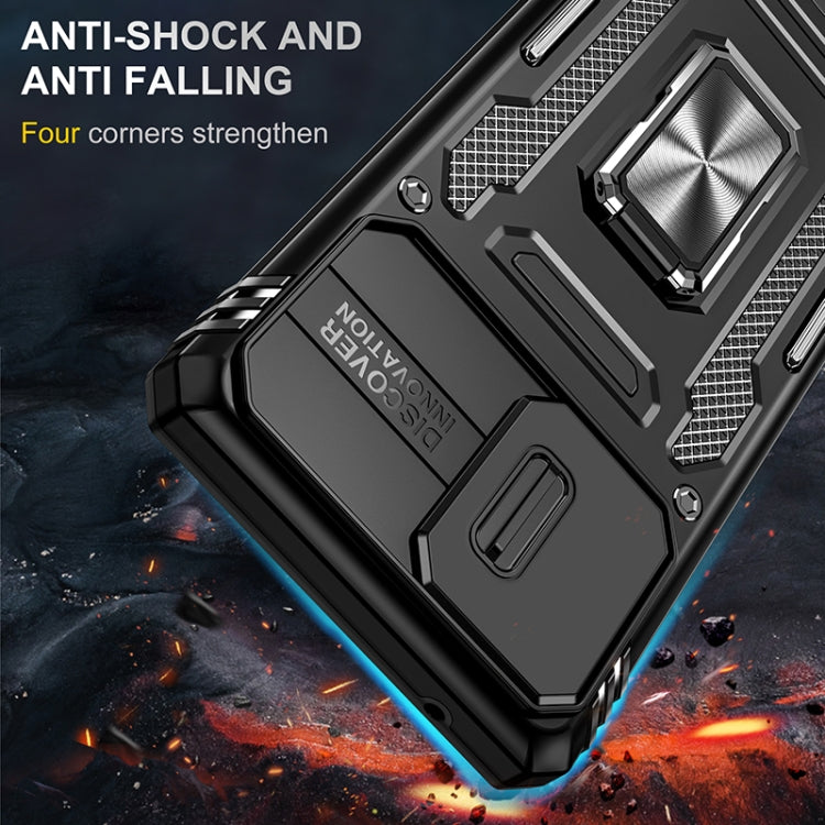 For Samsung Galaxy A71 5G Armor PC + TPU Camera Shield Phone Case