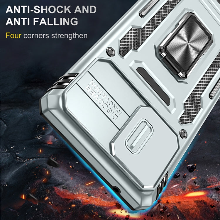 For Samsung Galaxy A71 5G Armor PC + TPU Camera Shield Phone Case