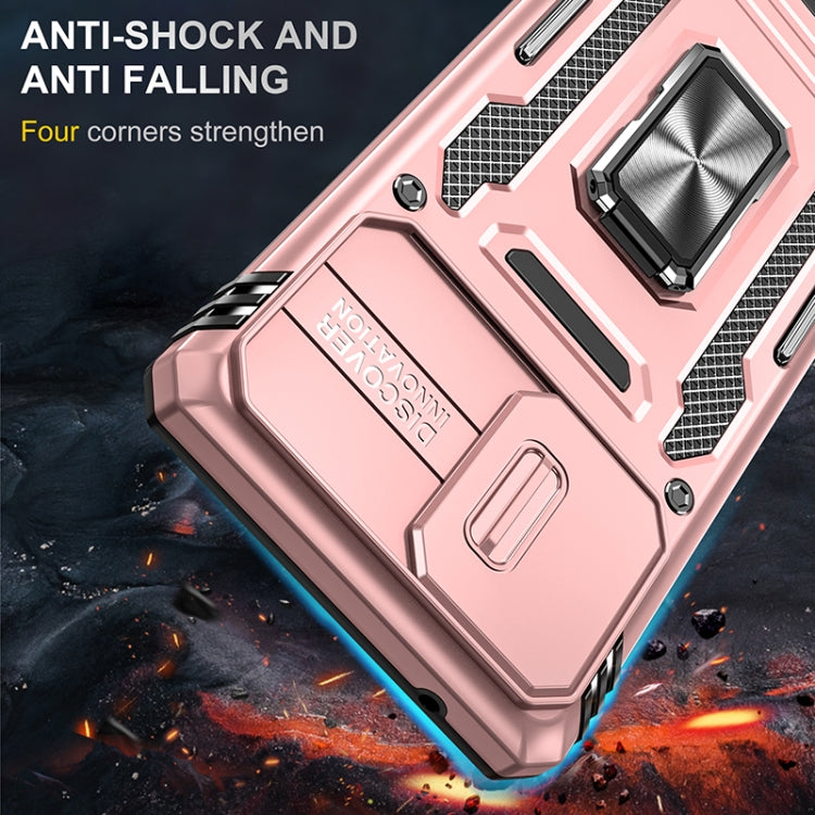 For Samsung Galaxy A71 5G Armor PC + TPU Camera Shield Phone Case
