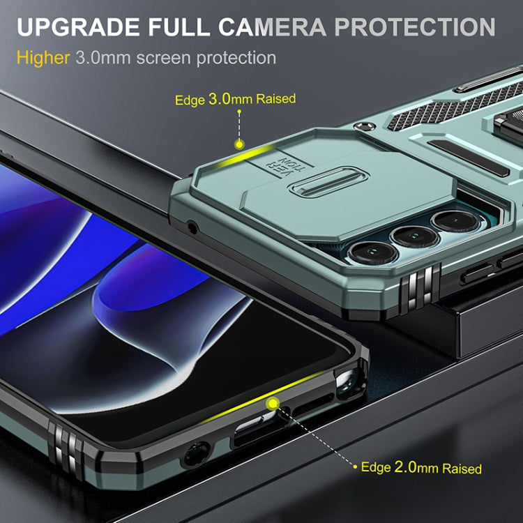 For Motorola Moto G Stylus 5G 2022 Armor PC + TPU Camera Shield Phone Case
