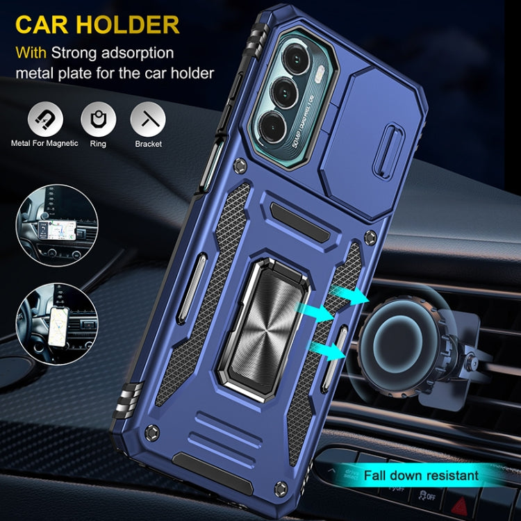 For Motorola Moto G Stylus 5G 2022 Armor PC + TPU Camera Shield Phone Case