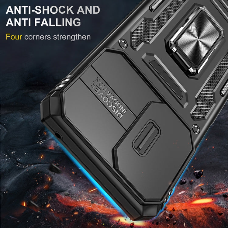 For Motorola Moto G Stylus 5G 2022 Armor PC + TPU Camera Shield Phone Case