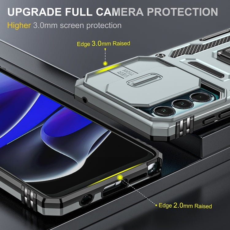 For Motorola Moto G Stylus 5G 2022 Armor PC + TPU Camera Shield Phone Case