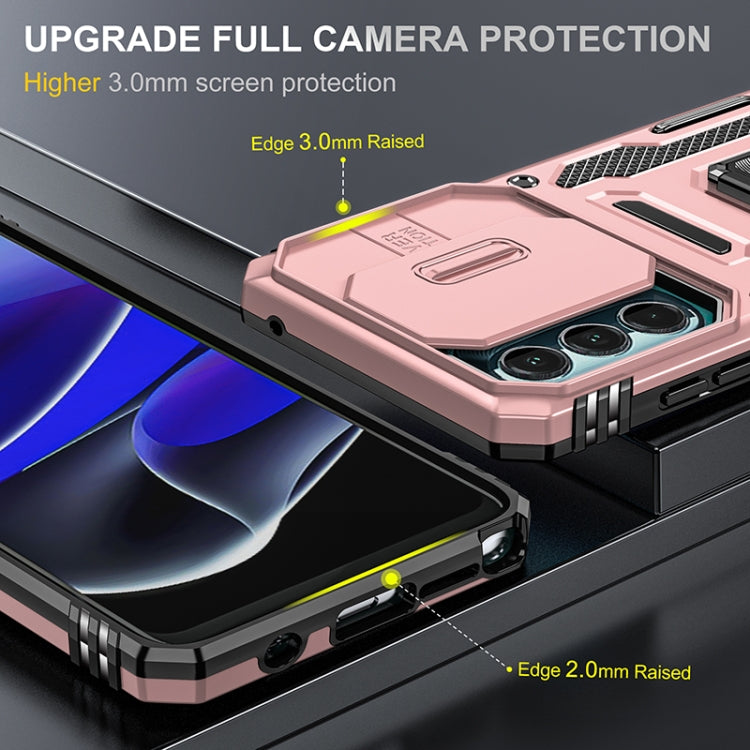 For Motorola Moto G Stylus 5G 2022 Armor PC + TPU Camera Shield Phone Case