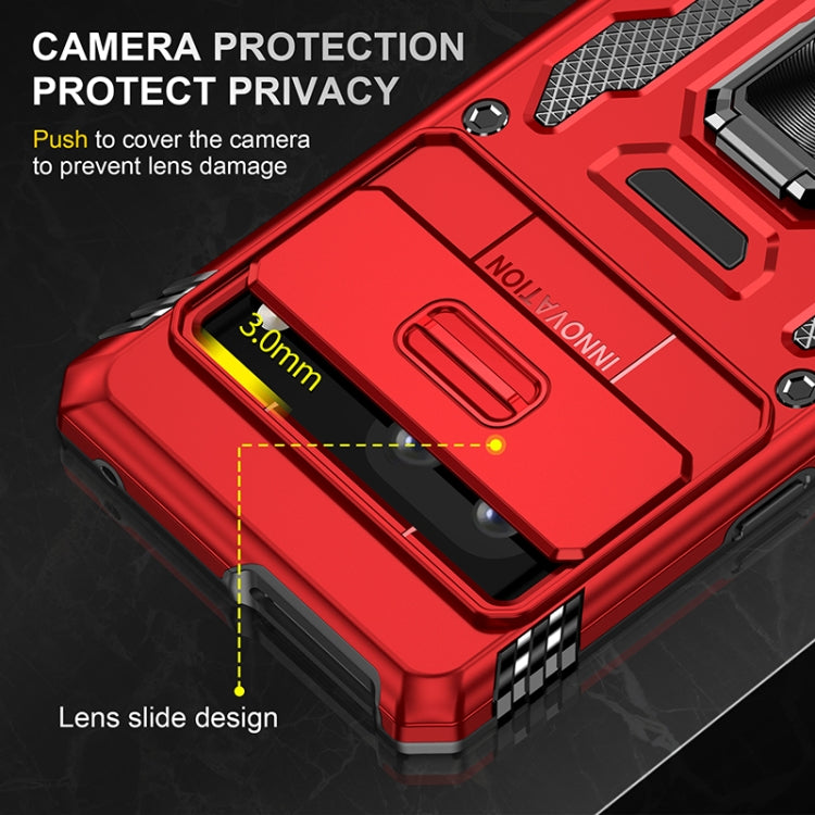For Google Pixel 7 Armor PC + TPU Camera Shield Phone Case
