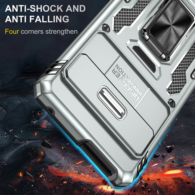 For Google Pixel 7 Armor PC + TPU Camera Shield Phone Case