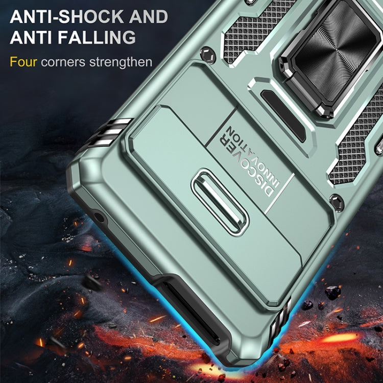 For Google Pixel 7 Pro Armor PC + TPU Camera Shield Phone Case