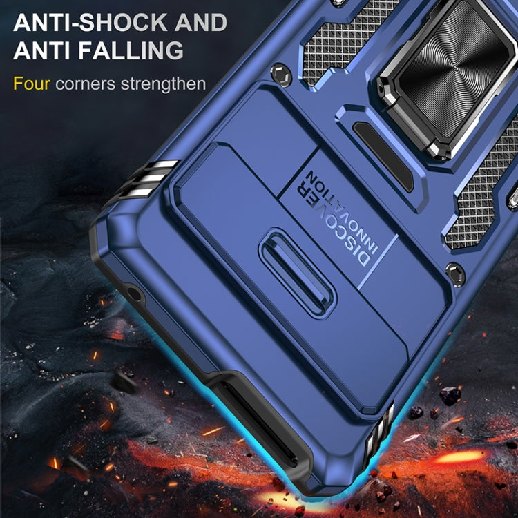 For Google Pixel 7 Pro Armor PC + TPU Camera Shield Phone Case
