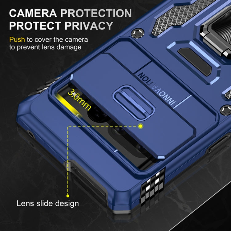For Google Pixel 7 Pro Armor PC + TPU Camera Shield Phone Case