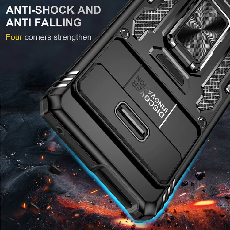 For Google Pixel 7 Pro Armor PC + TPU Camera Shield Phone Case