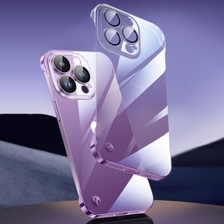 For iPhone 14 Frameless Cool Gradient PC Phone Case
