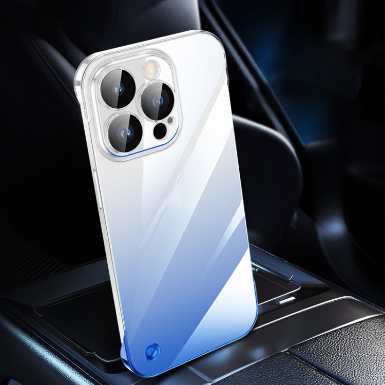For iPhone 14 Pro Frameless Cool Gradient PC Phone Case