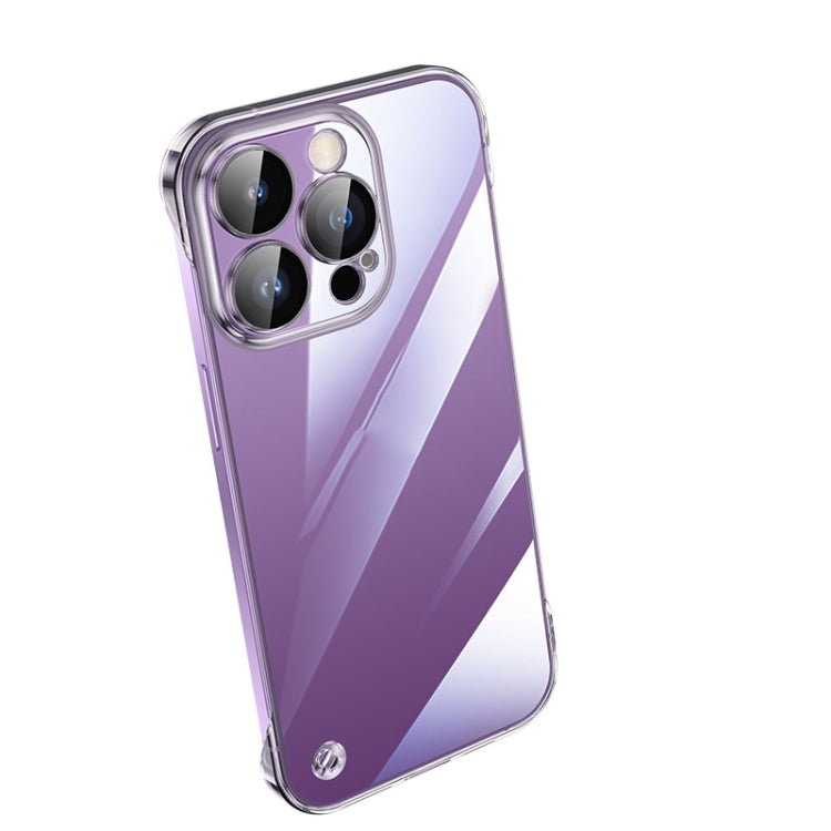 For iPhone 14 Pro Frameless Cool Gradient PC Phone Case