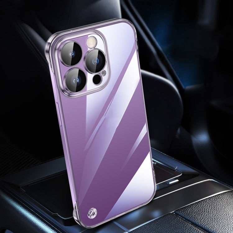 For iPhone 14 Pro Max Frameless Cool Gradient PC Phone Case