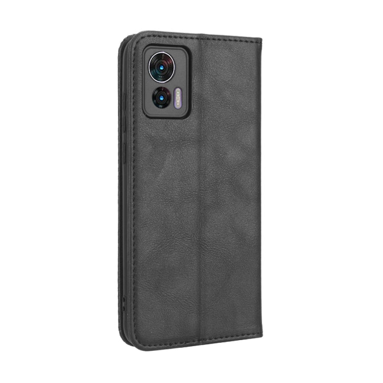 For Motorola Edge 30 Neo / Edge 30 Lite Magnetic Buckle Retro Texture Leather Phone Case