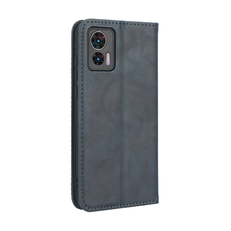 For Motorola Edge 30 Neo / Edge 30 Lite Magnetic Buckle Retro Texture Leather Phone Case